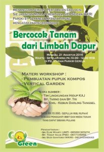 Workshop Bercocok Tanam