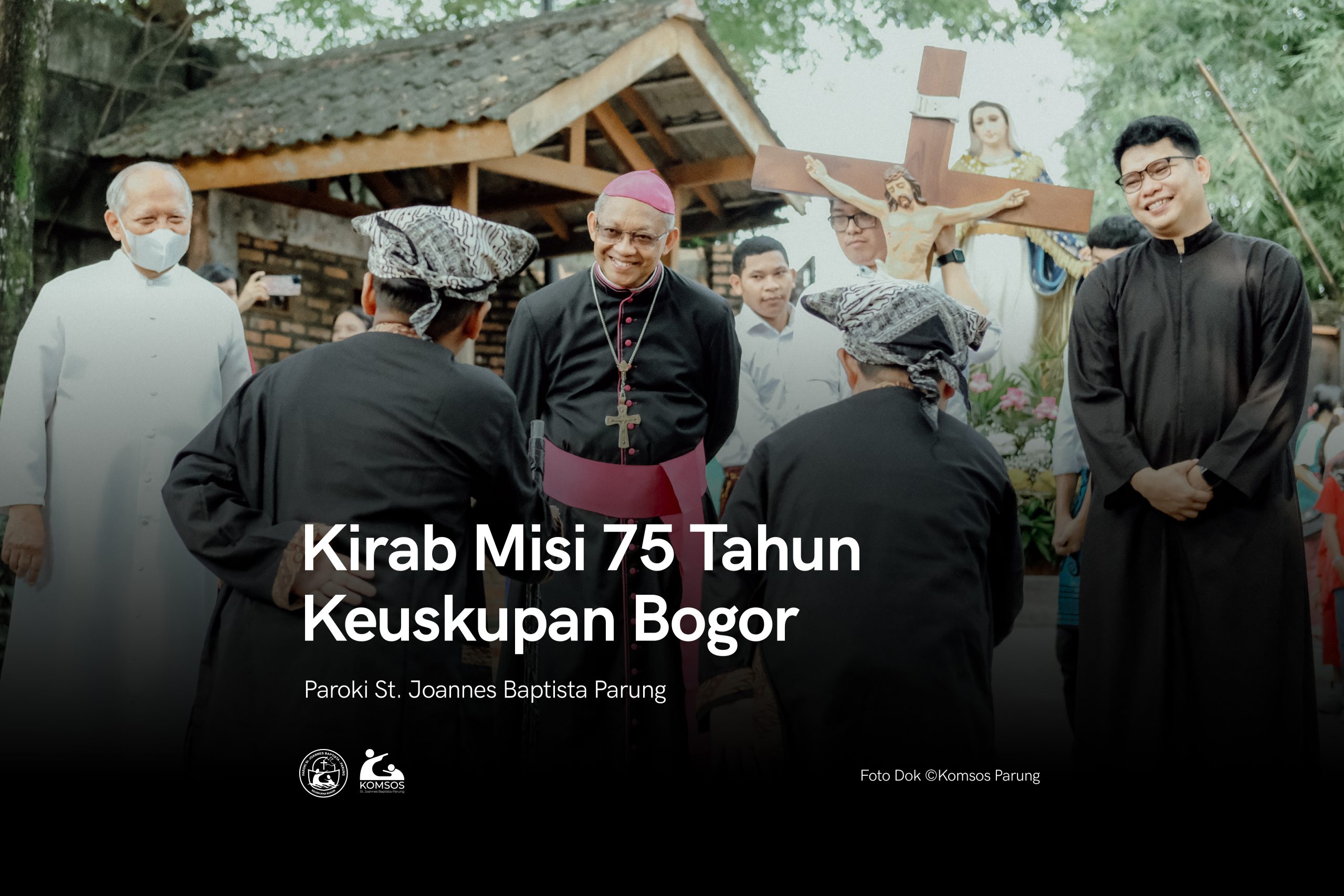 Kirab Misi 75 tahun Keuskupan Bogor di Paroki St. Joannes Baptista Parung